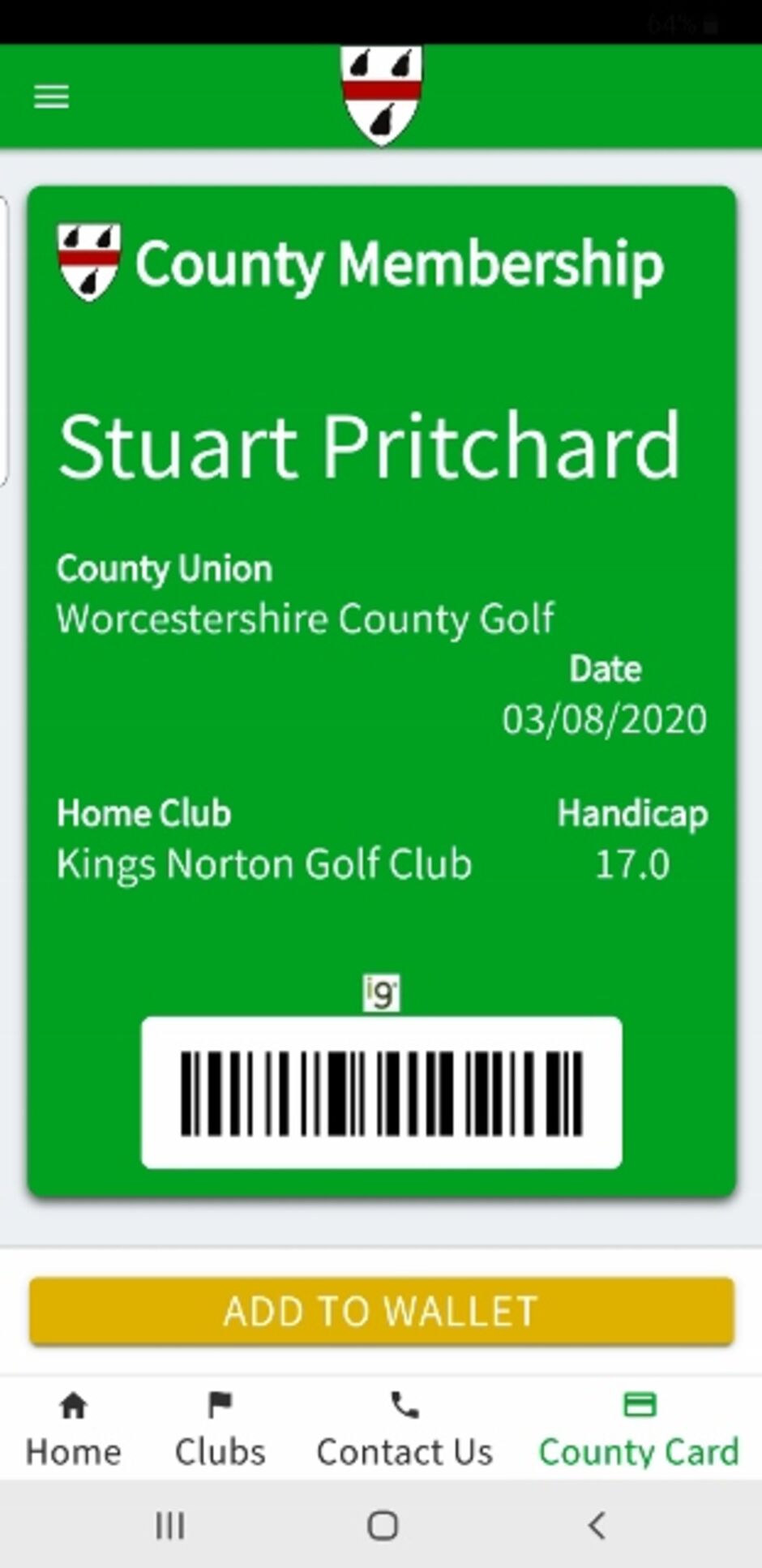 County Card Scheme